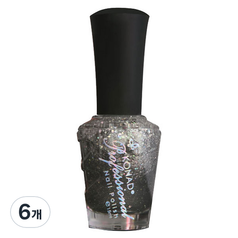 코나드 프로페셔널 레귤러 네일 폴리쉬 15ml, 다이아몬드 그레이펄, 6개