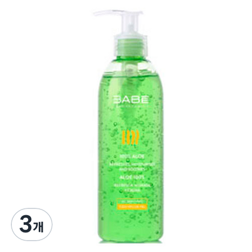 BABE 더마 코스메틱 알로에 바디 젤, 3개, 90ml