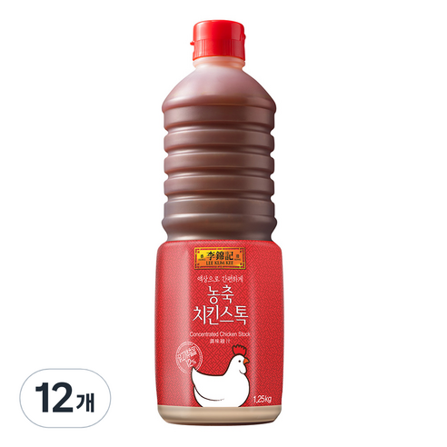 이금기 농축 치킨스톡, 1.25kg, 12개