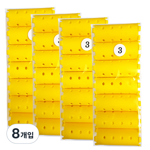 삼화미공 볼륨 셋팅롤 3호 7p, 8개입