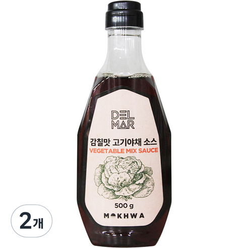 딜리셔스마켓 감칠맛 고기야채 소스, 2개, 500g