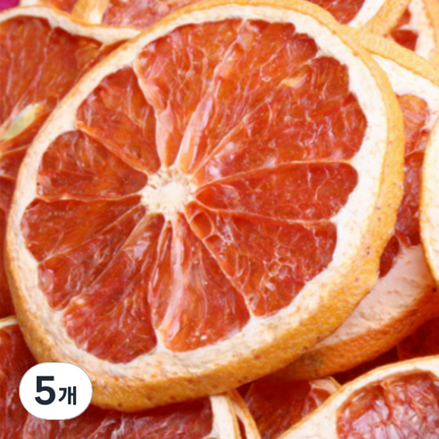 댈드 건조 과일칩 자몽, 50g, 5개