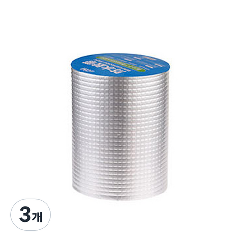 에스에스오토파츠 부틸 방수 보수 테이프 러버 10cm x 5m, 3개