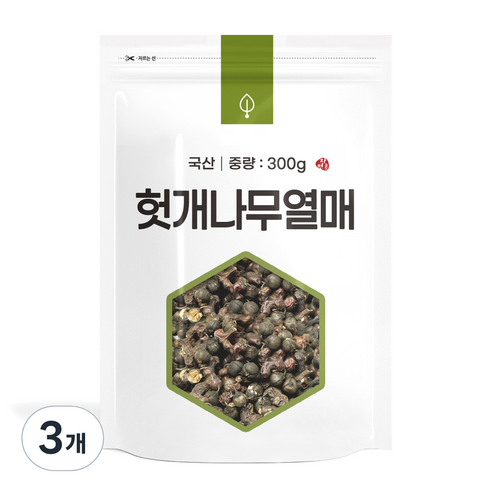 자연초 헛개나무열매, 300g, 3개