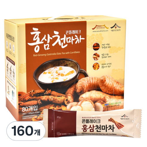홍삼 천마차 콘플레이크, 20g, 80개입, 2개