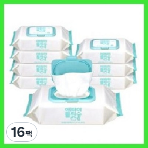 애터미 물티슈, 70매, 16팩