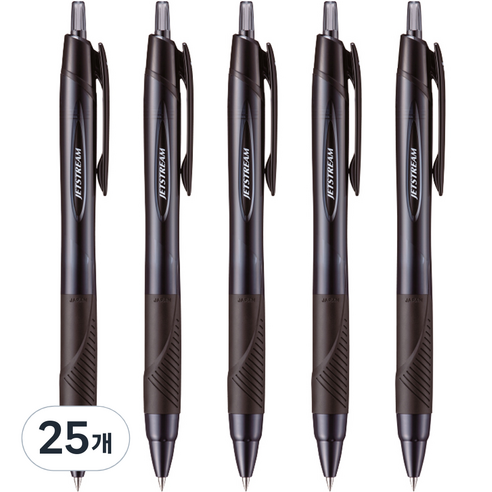 제트스트림 볼펜 0.38mm Y.D SXN-150-38, 블랙, 25개