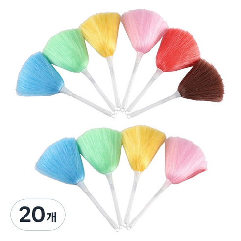 ABM 미니 칼라 먼지 청소솔, 랜덤발송, 20개