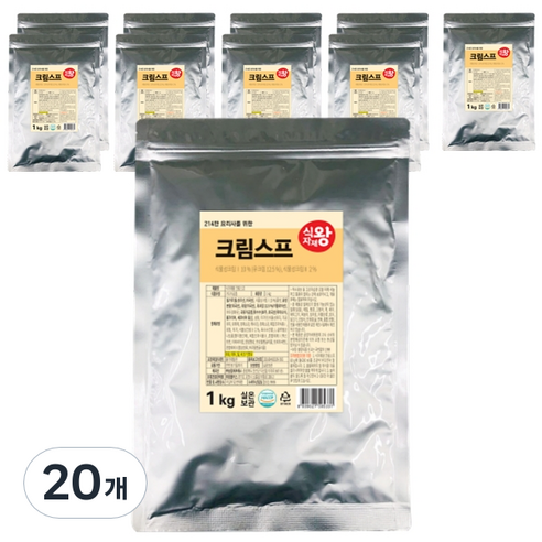 식자재왕 크림스프, 1kg, 20개