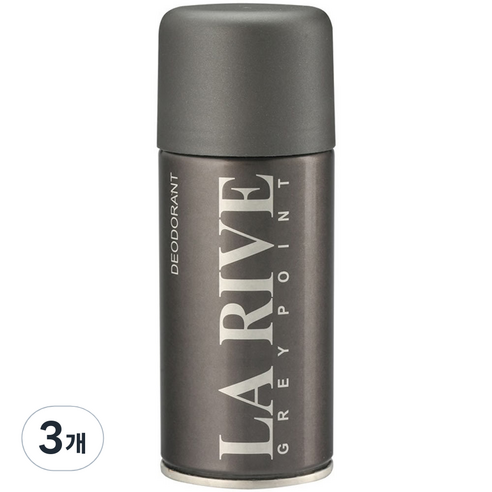 라리브 그레이 포인트 퍼퓸 데오드란트, 150ml, 3개