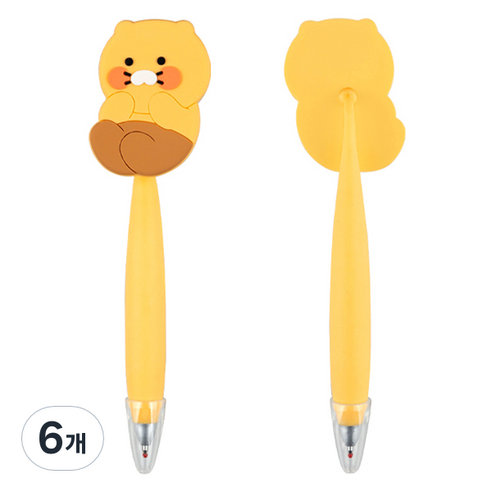 카카오프렌즈 KF 무빙 볼펜, 춘식이, 6개