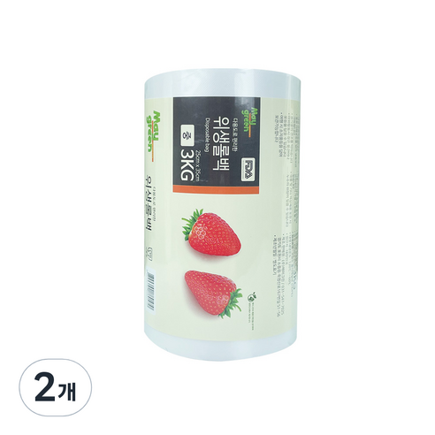 메이그린 대용량 롤백 중 25 x 35 cm 3kg 960p, 2개