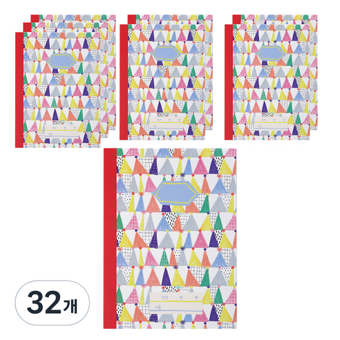 헬로우모리스 초등 1-2 10칸 노트 19 x 26 cm, 꼬깔, 32개