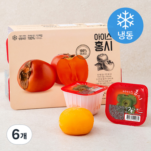 감미인 아이스홍시 (냉동), 540g(6입), 6개