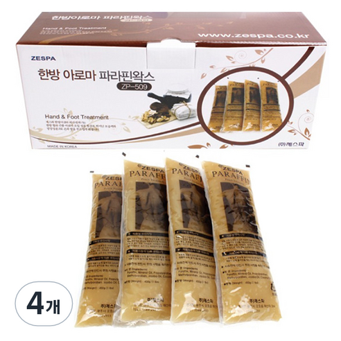제스파 한방 파라핀왁스 ZP509H 4개입, 4개
