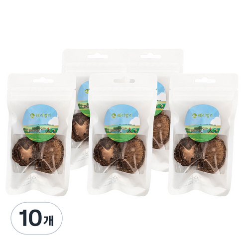 건조 통표고버섯, 10개, 12g