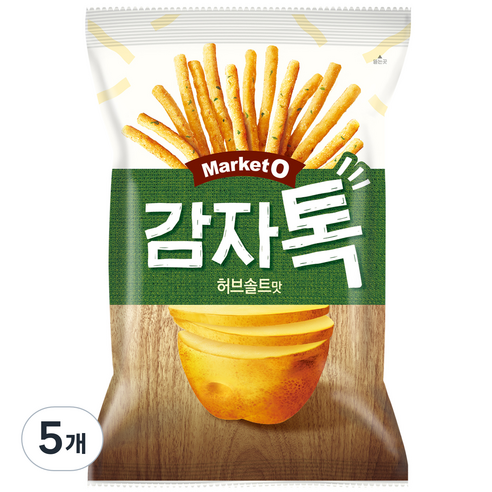 오리온 감자톡 허브솔트맛, 136g, 5개
