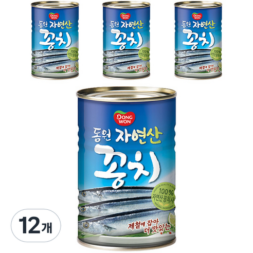 동원 꽁치, 300g, 12개