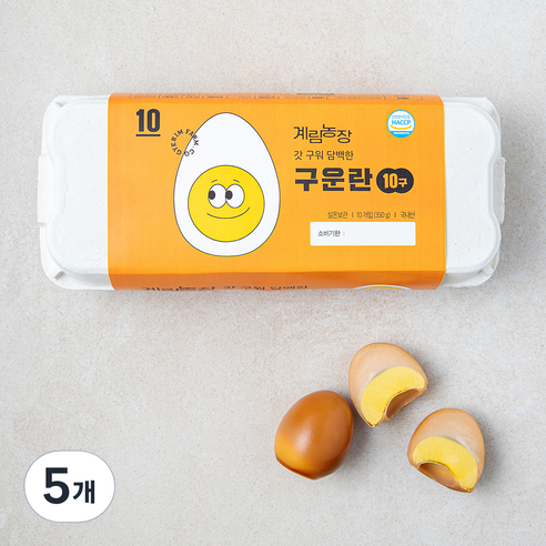 계림농장 갓 구워 담백한 구운란 350g, 10구, 5개