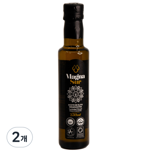 마그나수르 엑스트라 버진 올리브 오일, 2개, 250ml