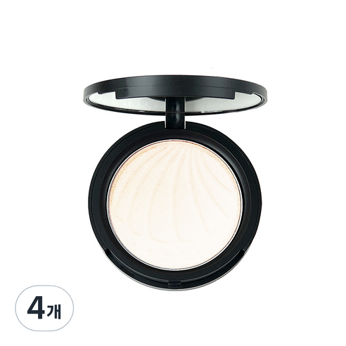 애리조 쉬머 파우더 팩트 하이라이터 10g, No1 화이트, 4개