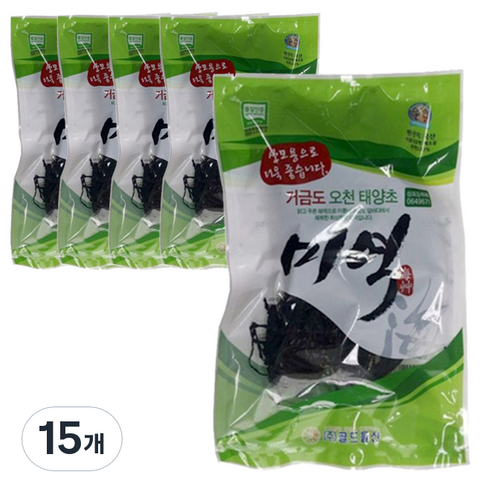 골드물산 거금도 오천 태양초 미역, 50g, 15개