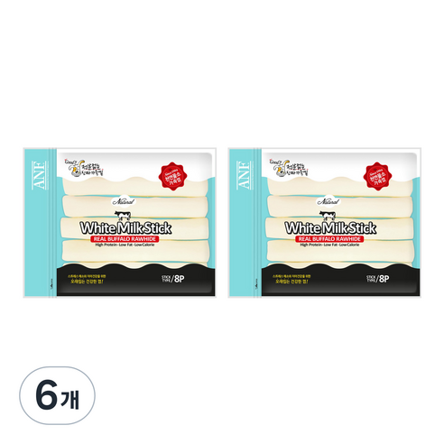 ANF 로하이드 화이트 밀크스틱 8p, 밀크, 110g, 6개