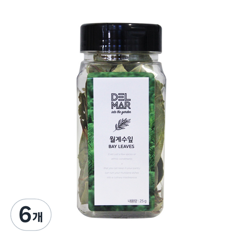 딜리셔스마켓 월계수잎, 25g, 6개