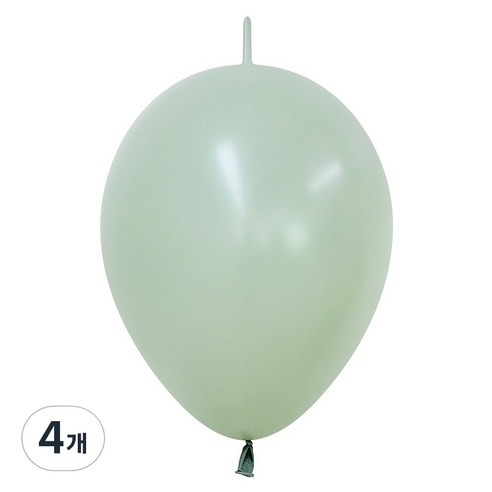 셈퍼텍스 링커 풍선 30cm 30p, 파스텔더스크 로럴그린, 4개