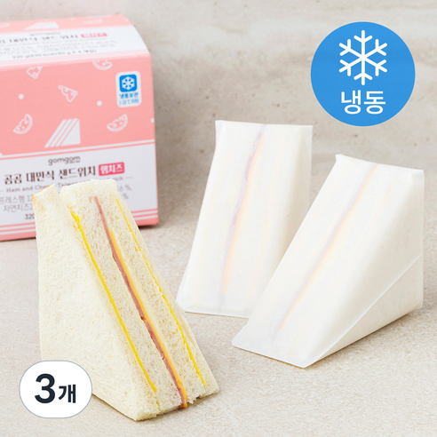 곰곰 대만식 샌드위치 햄치즈, 320g, 3개
