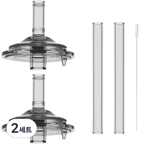 베베락 아이와 교체용 빨대 꼭지 2p + 스트로우 270ml 2p + PP솔 세트, 2세트