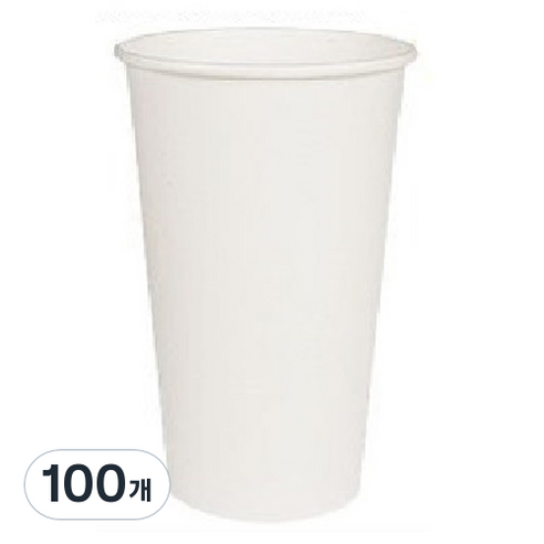예담 무지 종이컵 470ml, 1개입, 100개