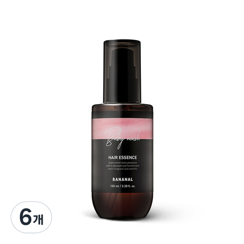 바나날 퍼퓸드 헤어 에센스 베이비 머스크, 100ml, 6개