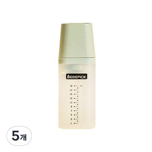 베베픽 실리콘 검정눈금 물약병, 5개