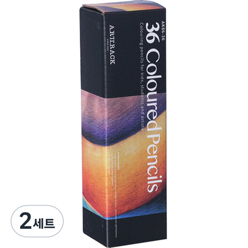 아트 팩 유성 색연필 세트, 2세트, 36색