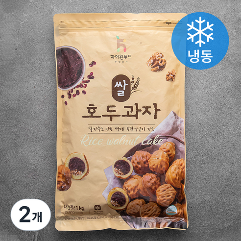 쌀 호두과자 (냉동), 2개