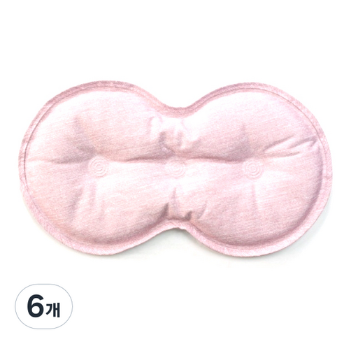 온미 냉온찜질팩 땅콩형 핑크, 6개
