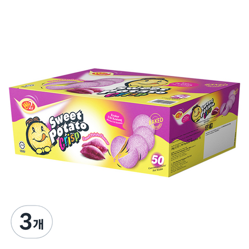 윈윈푸드 포테이토 크리스프 스낵 고구마맛, 1kg, 3개