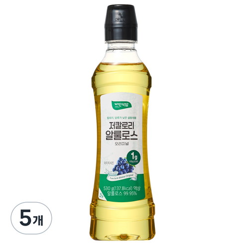 비단식당 저칼로리 알룰로스, 530g, 5개