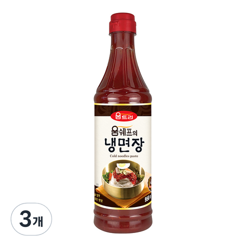 움트리 움쉐프의 냉면장, 950g, 3개
