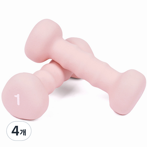 코멧 논슬립 삼각 아령, 1kg, 4개