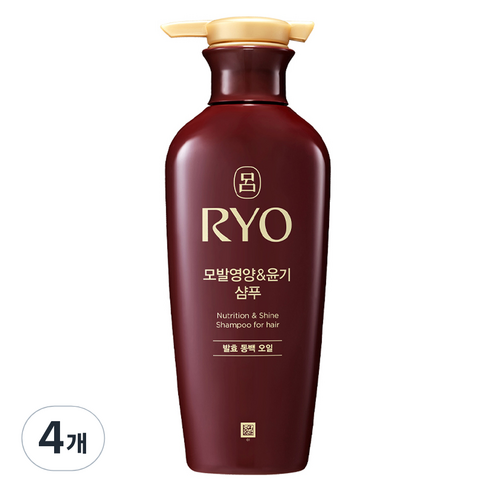 려 클래식 모발영양 샴푸, 400ml, 4개