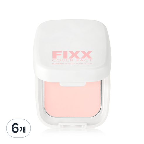 쏘내추럴 파우더포룸 픽스 커버 팩트 6.5g, 피치 핑크, 6개