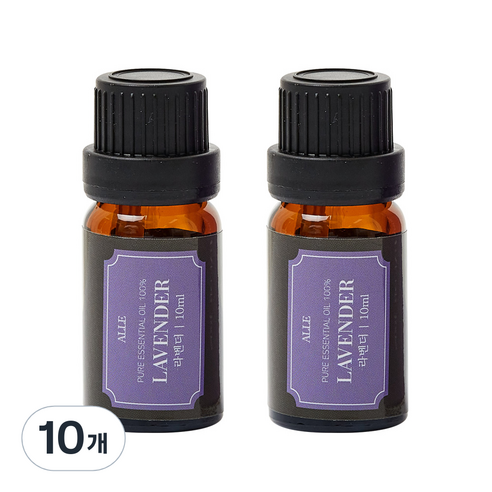 알레 비건 아로마 에센셜 오일 라벤더, 10ml, 10개