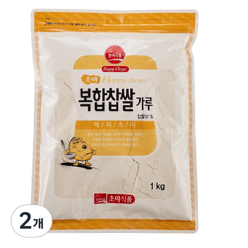 초야 복합찹쌀가루, 1kg, 2개