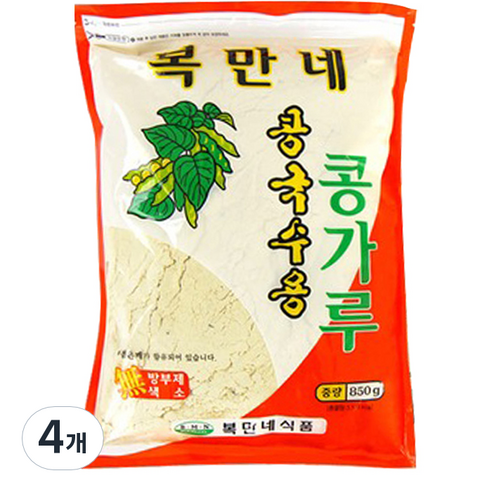 복만네 콩국수용 콩가루, 850g, 4개