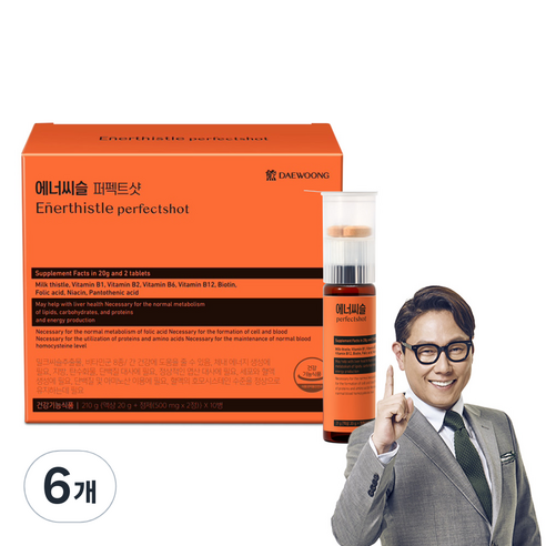 에너씨슬 대웅제약 퍼펙트샷, 10회분, 6개