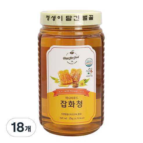 허니비푸드 잡화청, 18개, 2kg