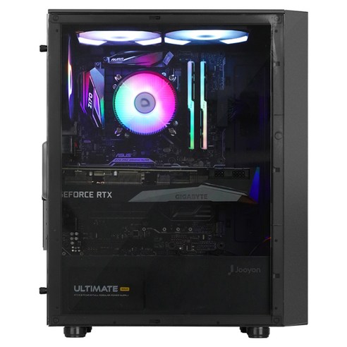 주연테크 2024 카운터 D4 코어i5 인텔 12세대 지포스 RTX 4060 Ti, 블랙, D424F46T-B, 512GB, 16GB, Free DOS