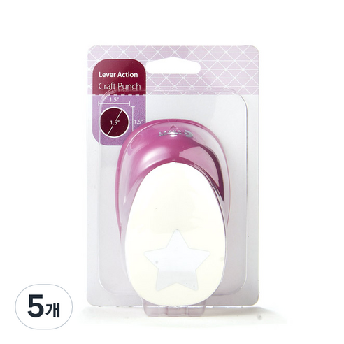 포코스 모양펀치 R-36, 별, 5개